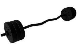 Pro Fitness EZ Curl Weights Set - 18kg